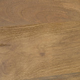 Mercana Notts Brown Wood 2-Door Accent Cabinet