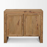 Mercana Notts Brown Wood 2-Door Accent Cabinet