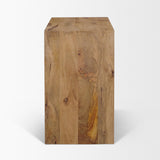 Mercana Notts Brown Wood 2-Door Accent Cabinet