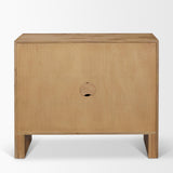 Mercana Notts Brown Wood 2-Door Accent Cabinet