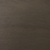 Mercana Cinder Distressed Dark Brown Wood Reeded 2-Door Closed Tall Cabinet