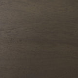 Mercana Cinder Distressed Dark Brown Wood Reeded 2-Door Closed Accent Cabinet