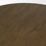Mercana Lyonne Oblong Medium Brown Oak Wood Coffee Table
