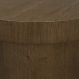 Mercana Lyonne Oblong Medium Brown Oak Wood Coffee Table