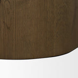 Mercana Lyonne Oblong Medium Brown Oak Wood Coffee Table