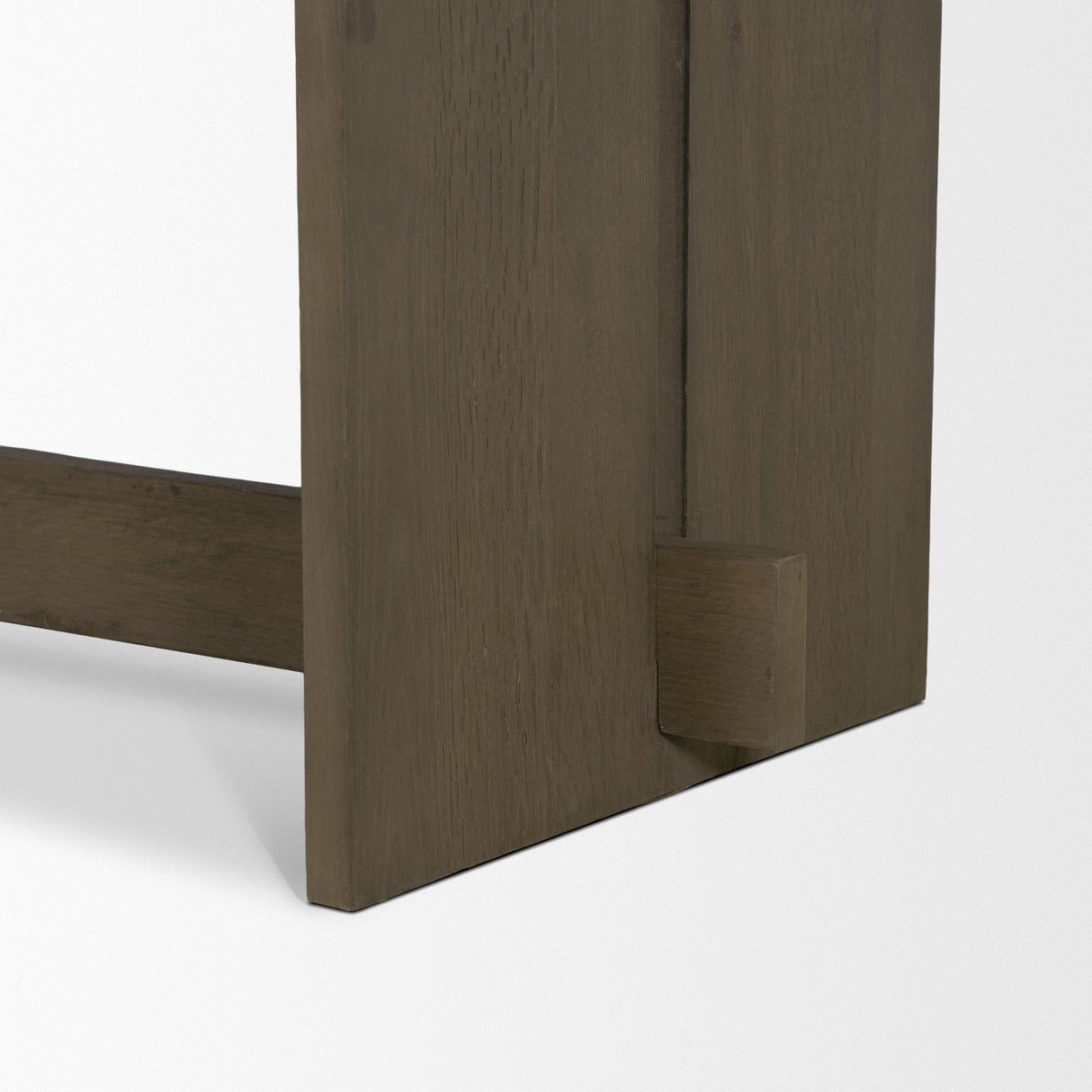 Mercana Aida 84" Rectangular Medium Brown Oak Wood Dining Table