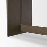 Mercana Aida 84" Rectangular Medium Brown Oak Wood Dining Table