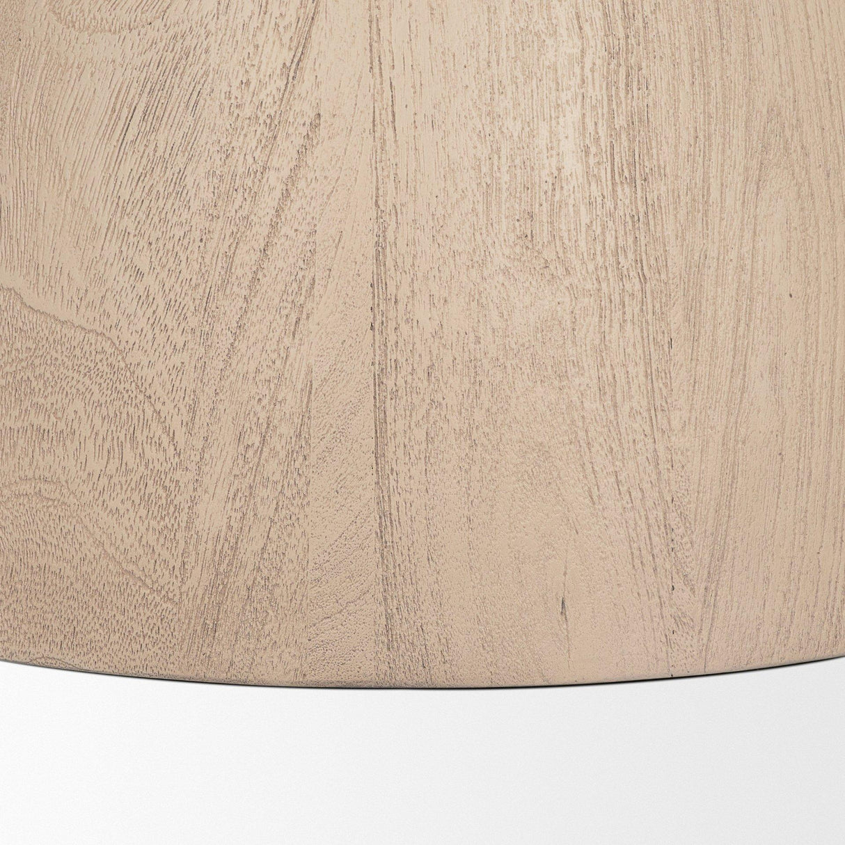 Mercana Allyson 36" Light Wood Base w/ Travertine Top Coffee Table