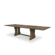 Mercana Rooke 84" Solid Wood Extendable Rectangular Dining Table