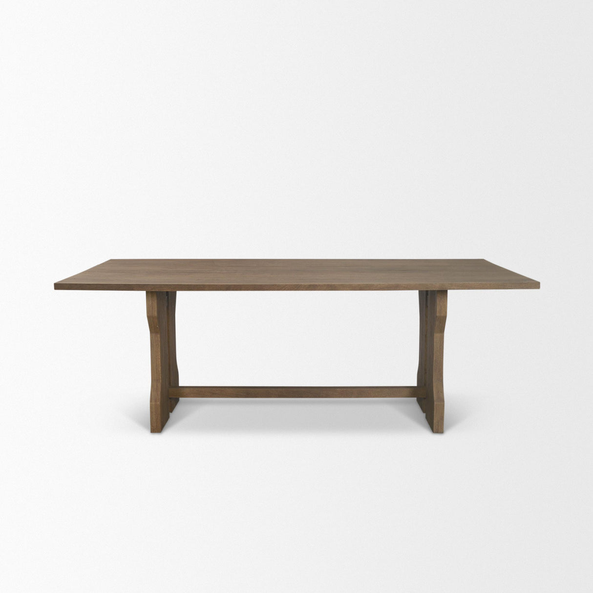 Mercana Rooke 84" Solid Wood Extendable Rectangular Dining Table
