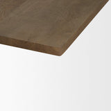 Mercana Rooke 84" Solid Wood Extendable Rectangular Dining Table