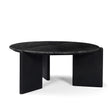 Mercana Rumer Black Wood w/ Black Marble Coffee Table