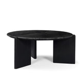 Mercana Rumer Black Wood w/ Black Marble Coffee Table