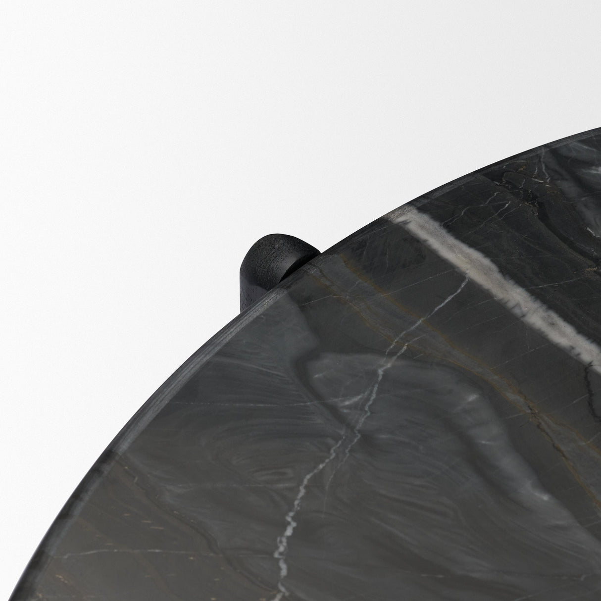 Mercana Rumer Black Wood w/ Black Marble Coffee Table