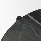 Mercana Rumer Black Wood w/ Black Marble Coffee Table