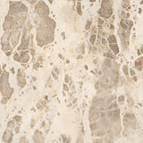 Mercana Rivaro Solid Beige Marble Round Dining Table