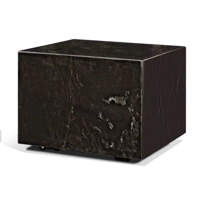 Mercana Quadra 20" Solid Cappuccino Marble Square Coffee Table