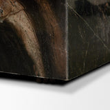 Mercana Quadra 20" Solid Cappuccino Marble Square Coffee Table