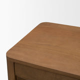 Mercana Wexlan Solid Wood w/ Leather Weave 4 Door Closed Sideboard
