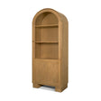 Mercana Hawthorne Solid Oak Wood w/ Glass Curio Cabinet