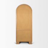 Mercana Hawthorne Solid Oak Wood w/ Glass Curio Cabinet