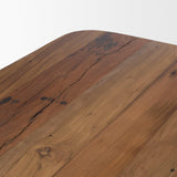 Mercana Dunmore Solid Wood Rectangular Open Shelf Coffee Table