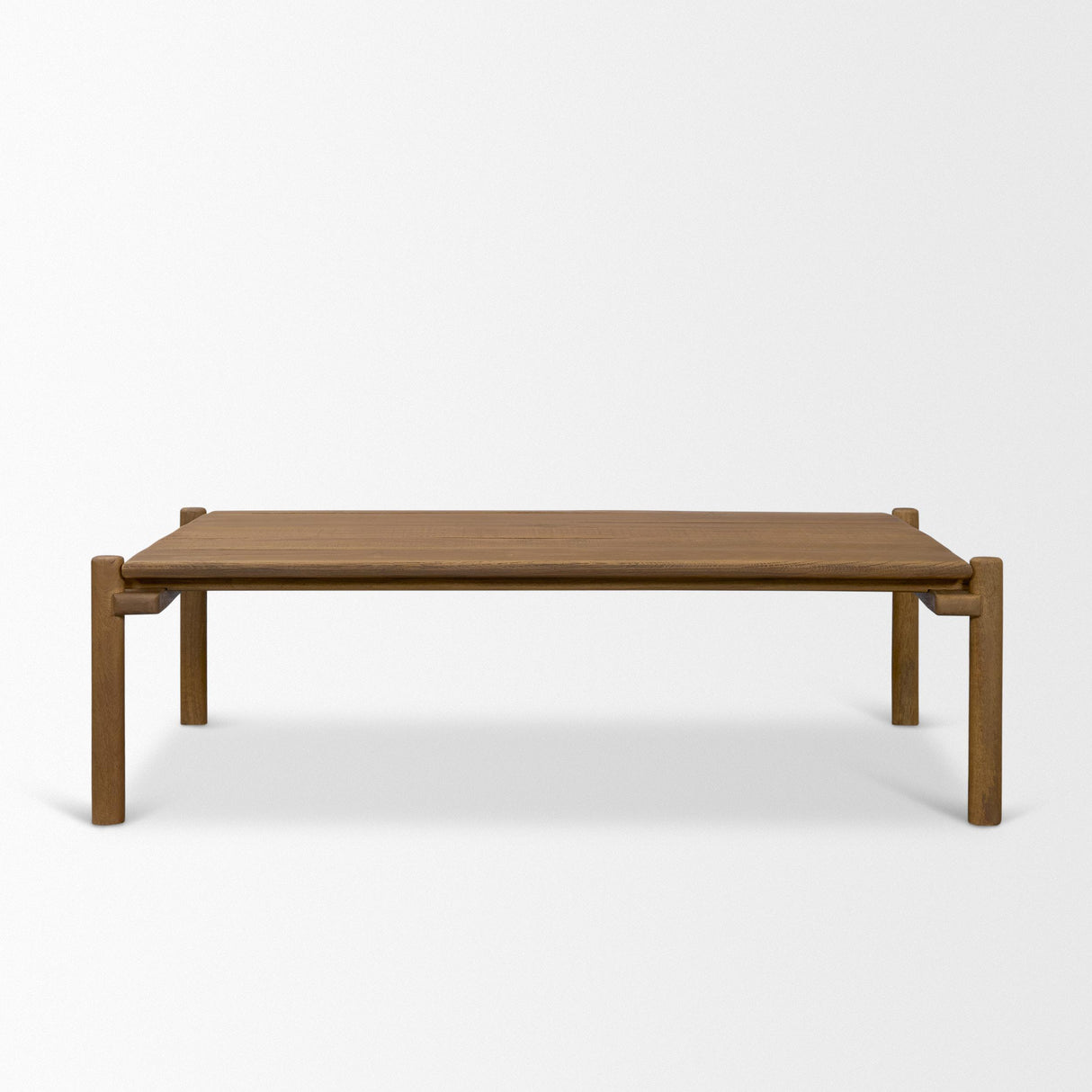 Mercana Riven Oak Wood Rectangular Coffee Table