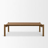Mercana Riven Oak Wood Rectangular Coffee Table