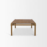 Mercana Riven Oak Wood Rectangular Coffee Table