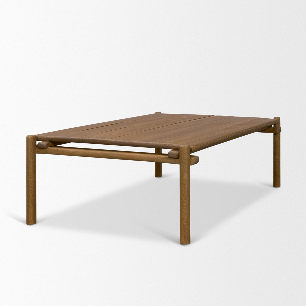 Mercana Riven Oak Wood Rectangular Coffee Table