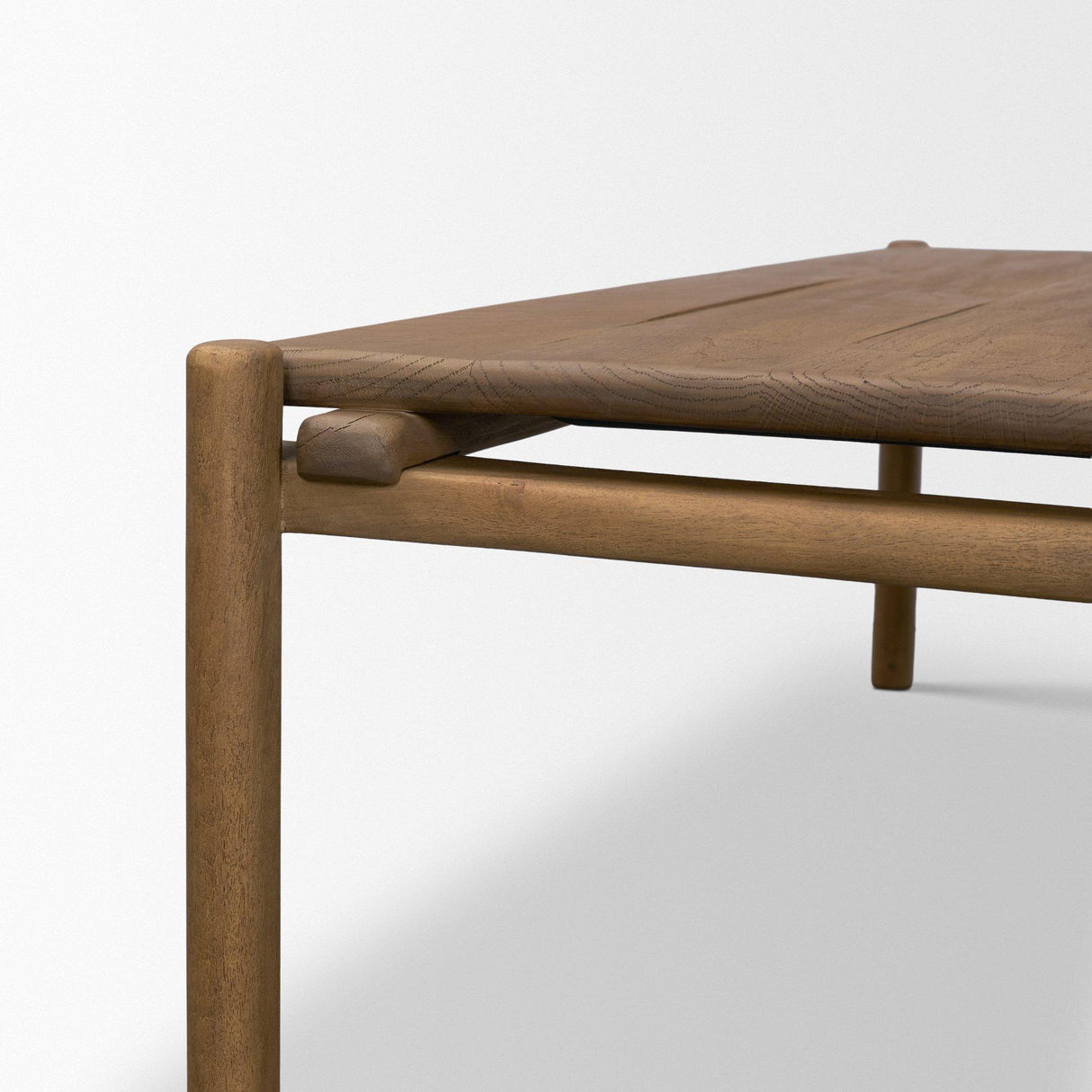 Mercana Riven Oak Wood Rectangular Coffee Table