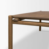 Mercana Riven Oak Wood Rectangular Coffee Table
