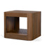 Mercana Dunmore Solid Wood Rectangular Open Shelf Side Table