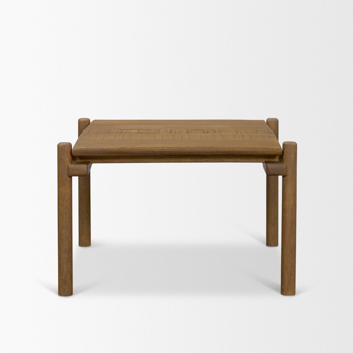 Mercana Riven Oak Wood Square Side Table