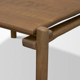 Mercana Riven Oak Wood Square Side Table