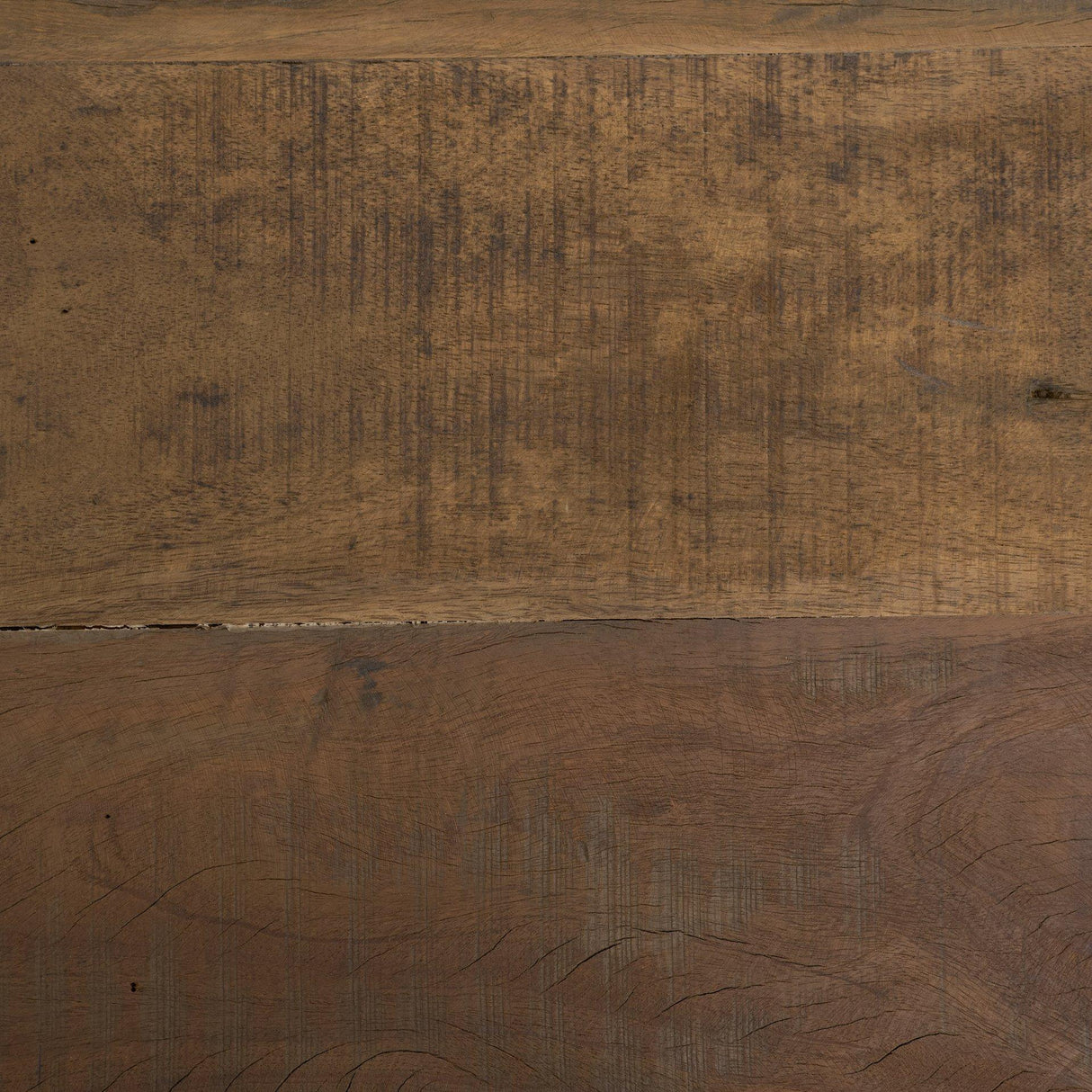 Mercana Ashwick Dark Brown Reclaimed Wood Square Coffee Table
