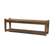 Mercana Ashwick Dark Brown Reclaimed Wood Bench