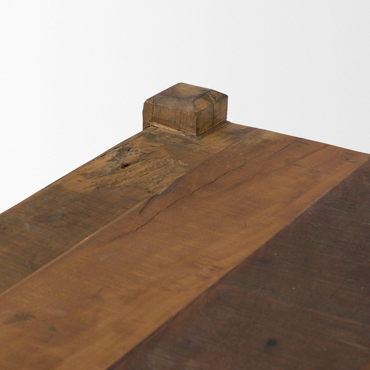 Mercana Ashwick Dark Brown Reclaimed Wood Bench