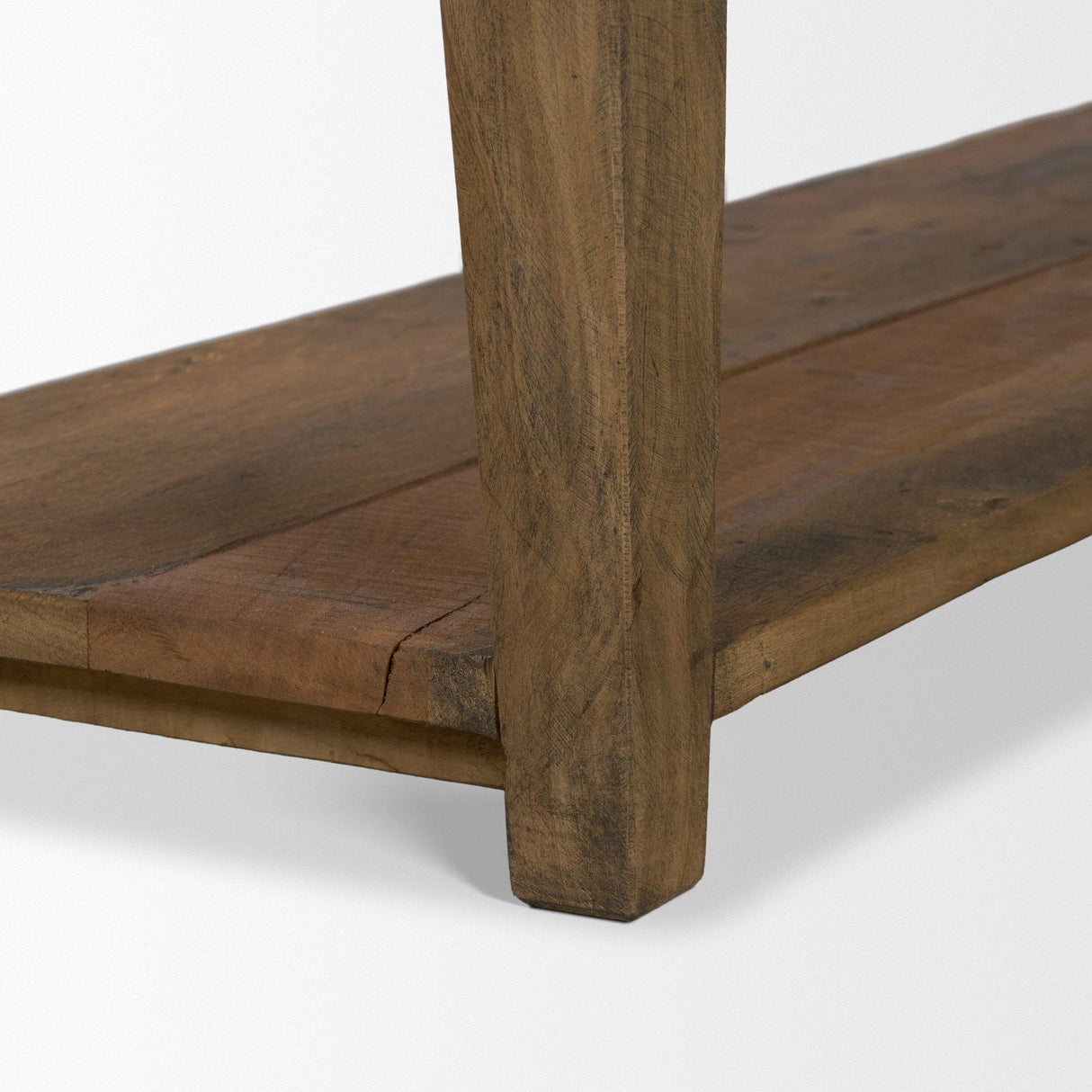 Mercana Ashwick Dark Brown Reclaimed Wood Bench