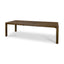 Mercana Kendrix 84" Dark Brown Oak Wood Extendable Rectangular Dining Table