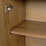 Mercana Alcott Brown Wood 4 Door Closed Sideboard