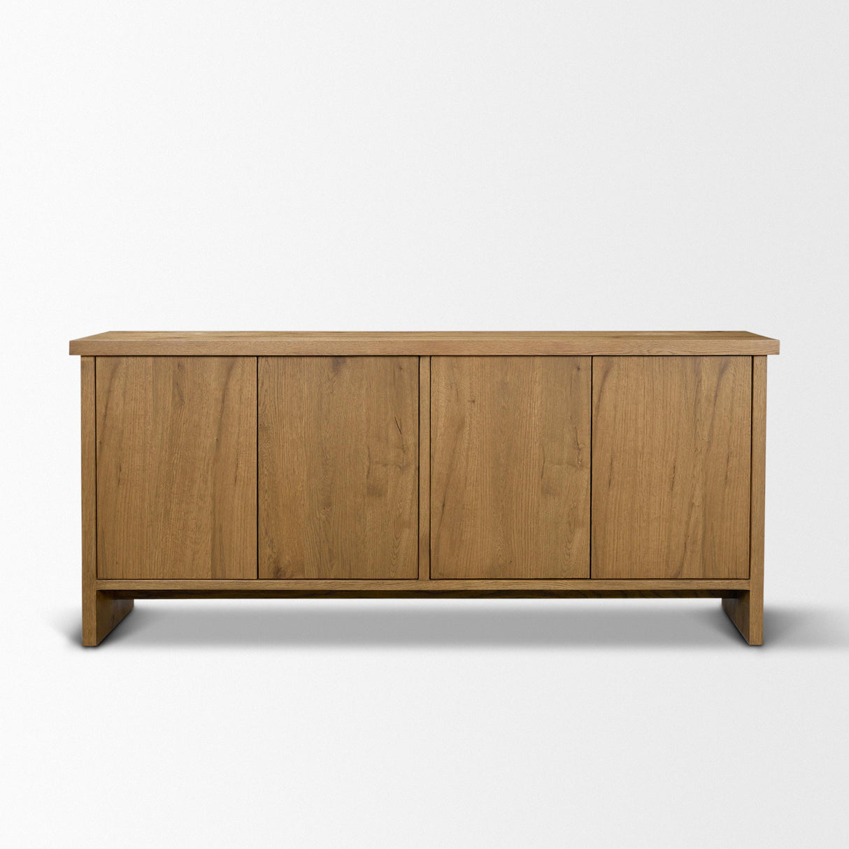 Mercana Alcott Brown Wood 4 Door Closed Sideboard