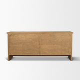 Mercana Alcott Brown Wood 4 Door Closed Sideboard