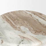 Mercana Bellancia Rosa Pink Marble Pedestal Side Table