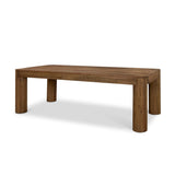 Mercana Hewitt 94" Rectangular Smooth Reclaimed Wood Dining Table