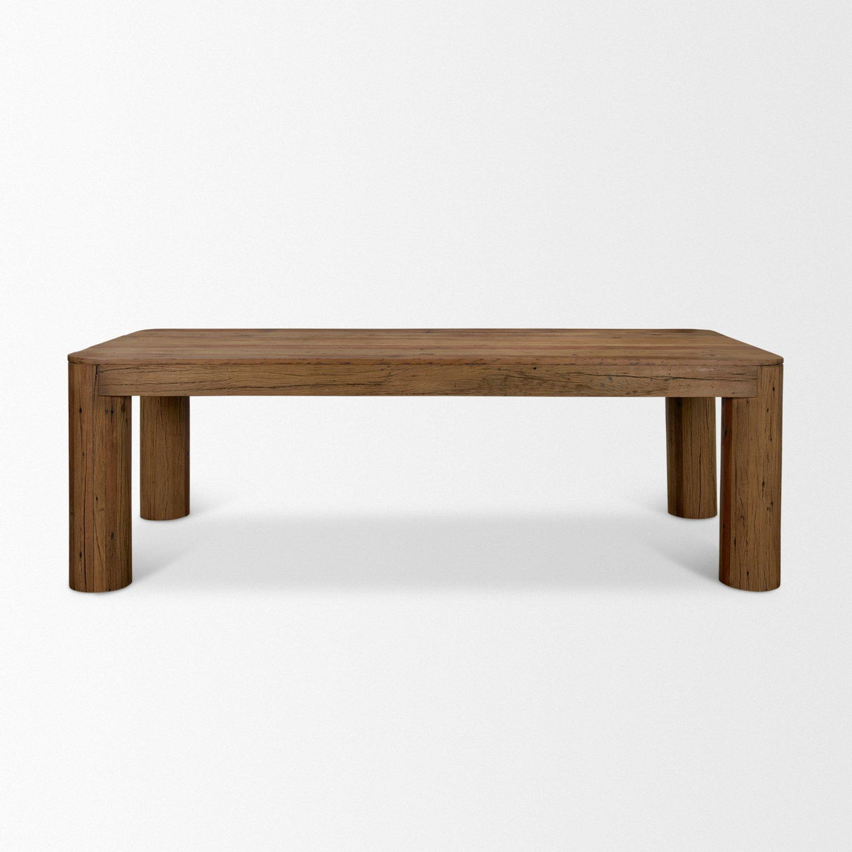 Mercana Hewitt 94" Rectangular Smooth Reclaimed Wood Dining Table