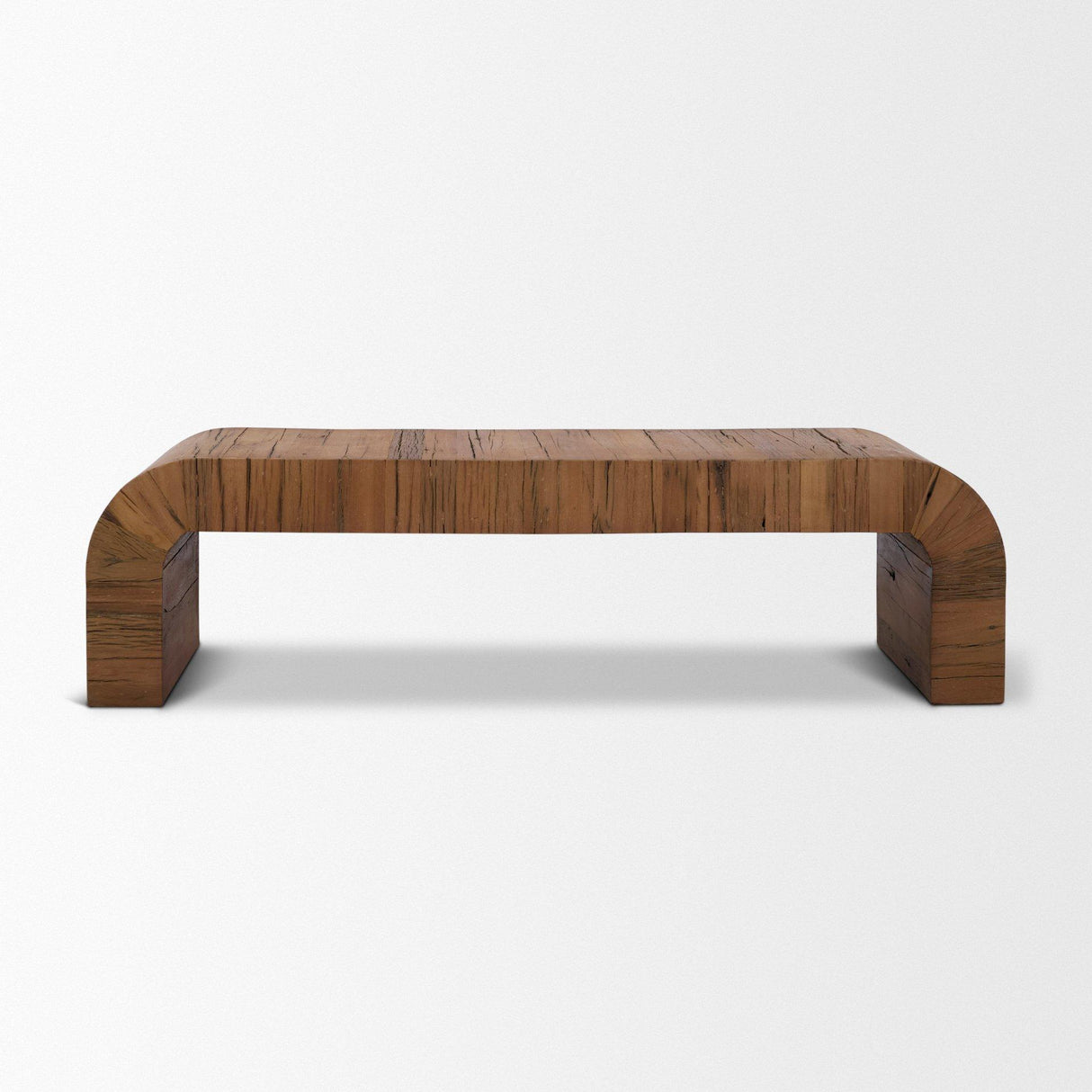 Mercana Denton Medium Brown Relcaimed Wood Bench