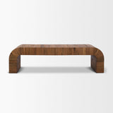 Mercana Denton Medium Brown Relcaimed Wood Bench