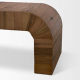 Mercana Denton Medium Brown Relcaimed Wood Bench