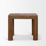 Mercana Hewitt Square Smooth Reclaimed Wood Side Table